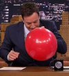 Jimmy Fallon inhales helium (Daily Mail image)