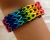 One configuration of a loom bracelet (Photo from bagtheweb.com)