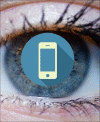 Eye with smartphone