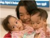 Twins Nima and Dawa from Bhutan (Image: ABC News)