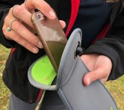 Mobile phone pouch (Image: ABC News)