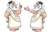 Philosophers arguing (Image: quandoquidem.com)